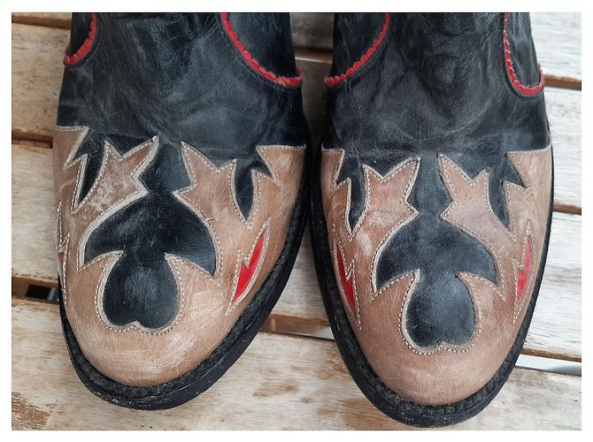 Mexicana Sammlung "Alte Gringos" Schwarz Rot Beige - Ansicht 5