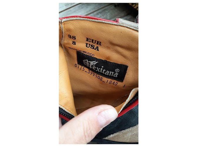 Mexicana Sammlung "Alte Gringos" Schwarz Rot Beige - Ansicht 6
