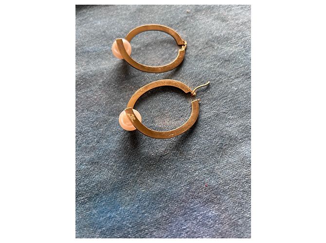 Orecchini Céline con Perle in Metallo Dorato D'oro - vista 5