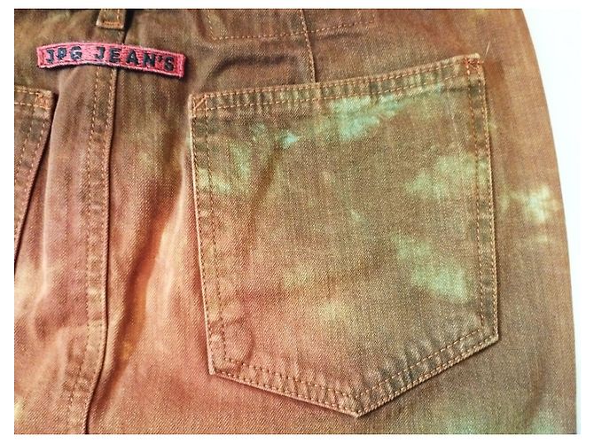 Jean Paul Gaultier FALDA GAULTIER EFECTO PIEDRA FALDA S 38 Marrón oscuro - vista 11