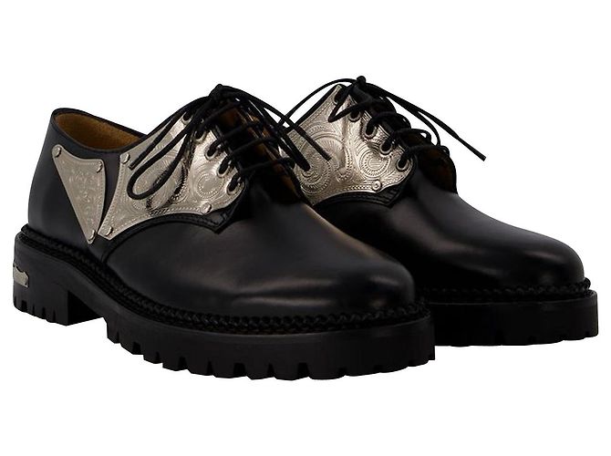 Toga Pulla Derby in pelle nera Nero - vista 2