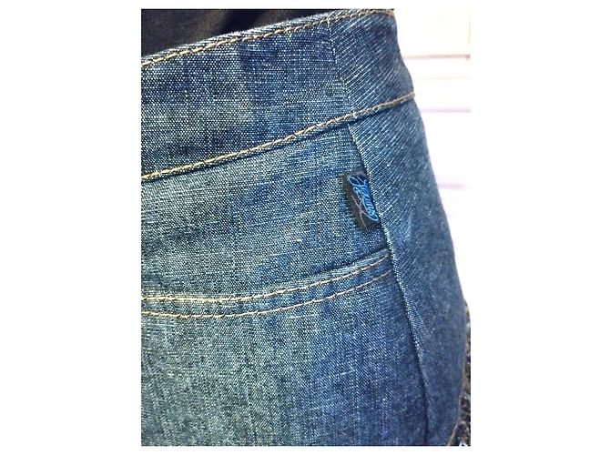 GONNA CHRISTIAN LACROIX GONNA PATCHWORK DENIM..WOOL....PIZZO T 34/36 Multicolore - vista 12