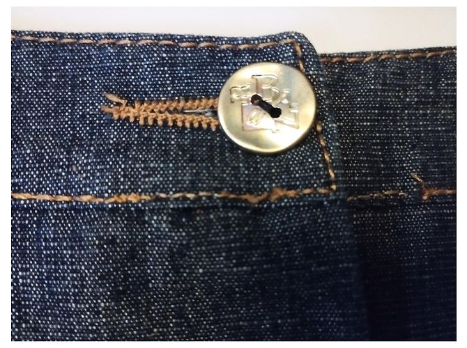 GONNA CHRISTIAN LACROIX GONNA PATCHWORK DENIM..WOOL....PIZZO T 34/36 Multicolore - vista 7