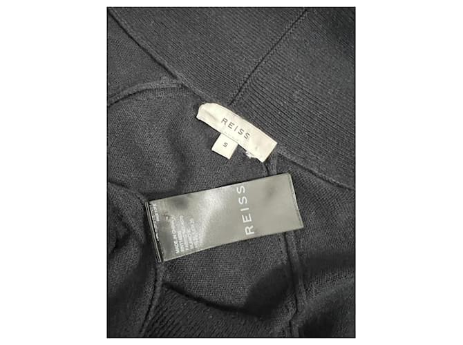 Reiss Blanche Strickpullover Schwarz - Ansicht 3