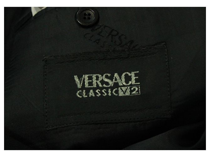 Negro Vintage Versace Clásico V2 chaqueta de sport - vista 5