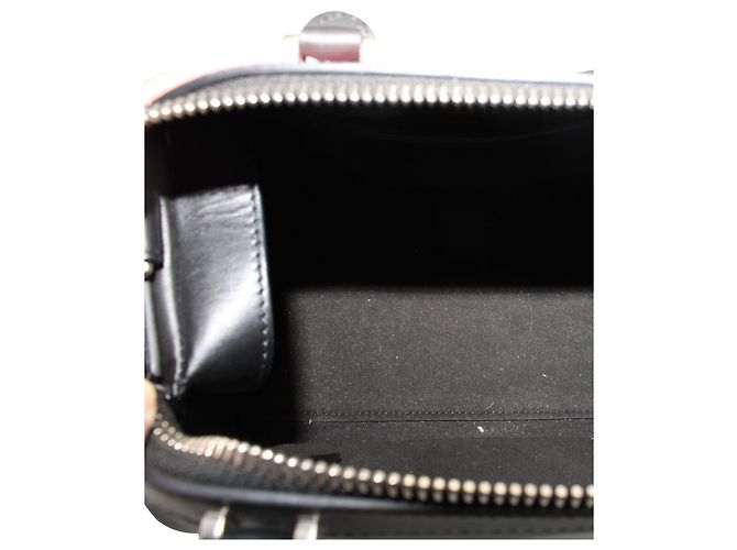 Emilio Pucci Schwarz mit gestreifter Bowler-Tasche in Pink und Creme - Ansicht 5