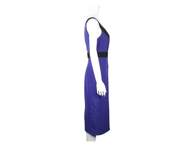 Ted Baker Purple Dress with Black Stretch Straps - view 4