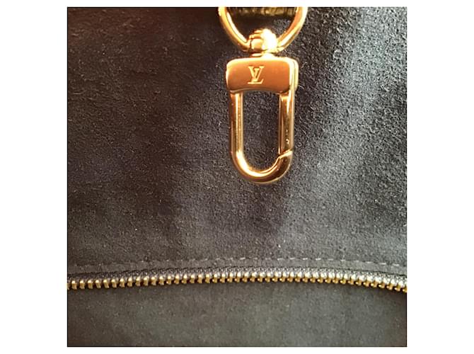 Louis Vuitton borsa neverfull con impronta MM Nero - vista 3