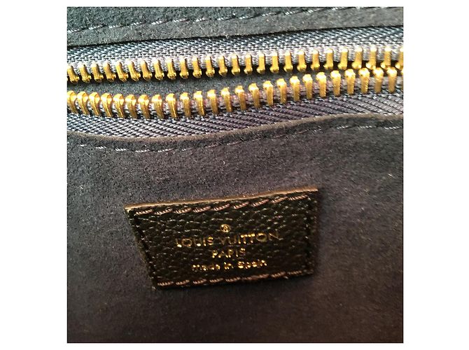 Louis Vuitton borsa neverfull con impronta MM Nero - vista 4