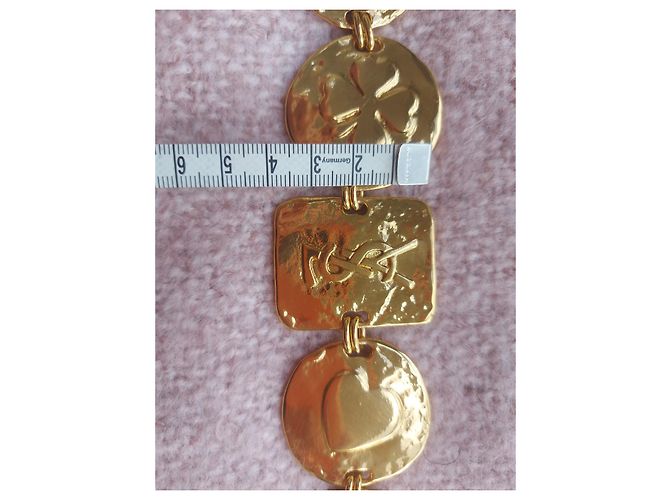 Bracciale Yves Saint Laurent placcato oro D'oro - vista 10