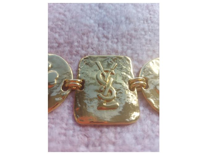 Bracciale Yves Saint Laurent placcato oro D'oro - vista 2