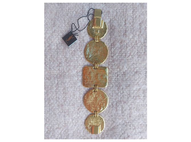 Bracciale Yves Saint Laurent placcato oro D'oro - vista 3