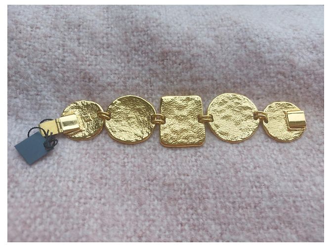 Bracciale Yves Saint Laurent placcato oro D'oro - vista 6