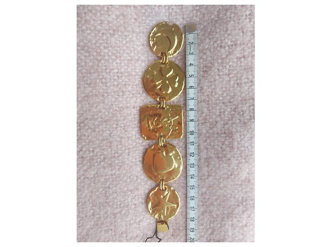 Bracciale Yves Saint Laurent placcato oro D'oro - vista 9