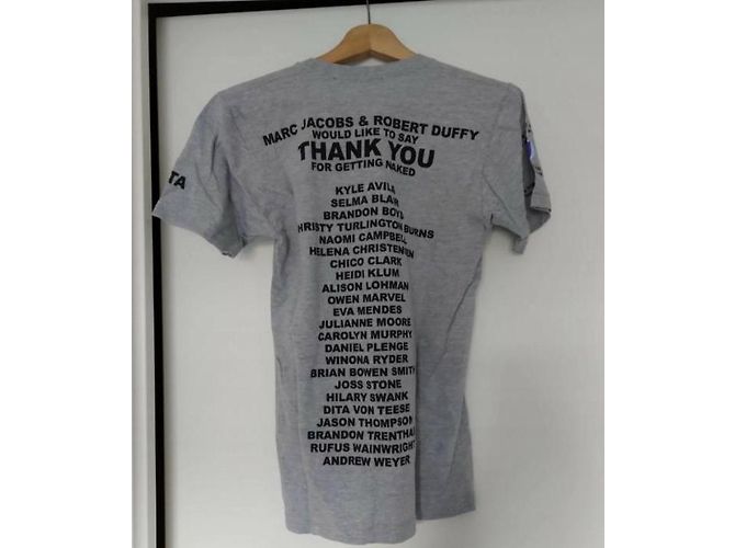 Camiseta Dita Marc Jacobs Cinza de Algodão Tamanho S - view 6