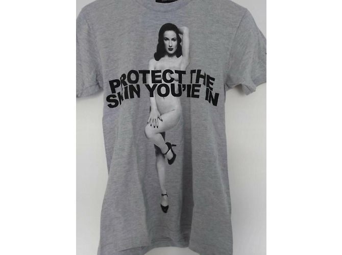 Camiseta Dita Marc Jacobs Cinza de Algodão Tamanho S - view 7
