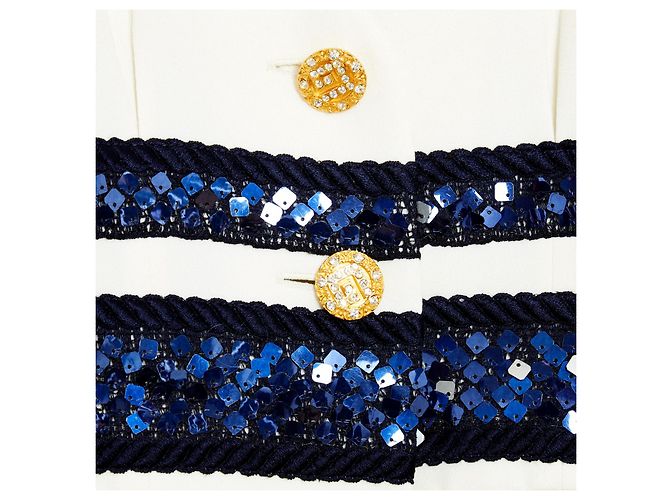 Givenchy 90s Hochzeitsanzug DE38 Aus weiß - Ansicht 6