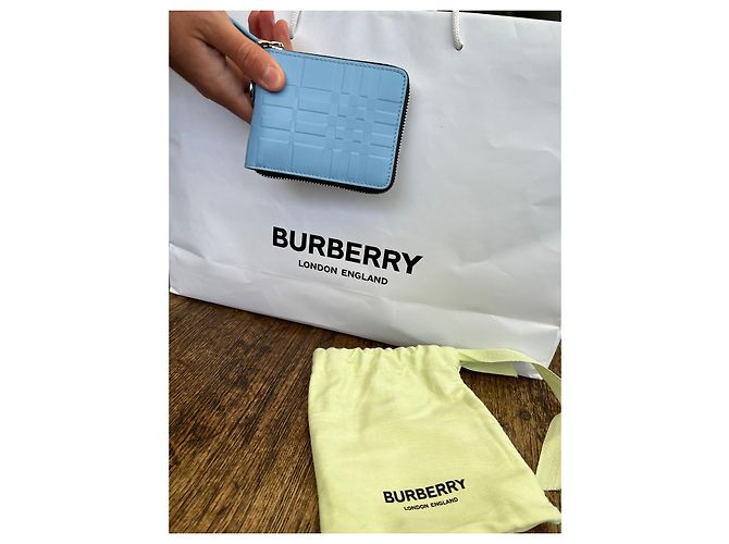 Burberry Wallets Small accessories Light blue - view 2