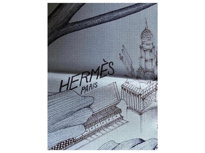 Hermès Im Schatten der Pfingstrosen Platz neun 100% Hellblau - Ansicht 5