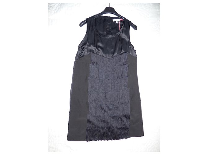 Abito nero See by Chloé in cotone e viscosa - vista 9