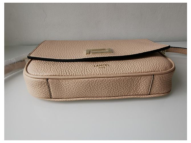 Bolso Cadena Lancel de Piel Nude Rosa - vista 10