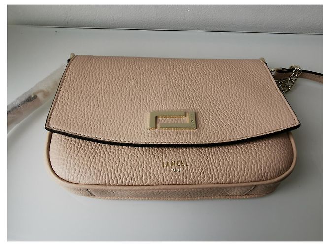Bolso Cadena Lancel de Piel Nude Rosa - vista 11