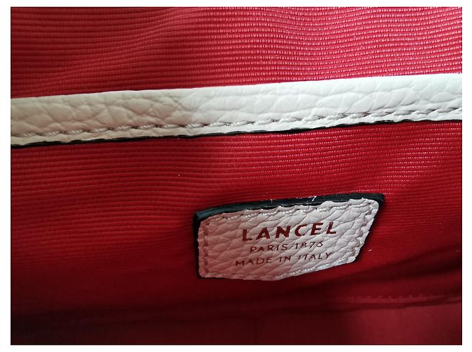 Bolso Cadena Lancel de Piel Nude Rosa - vista 12