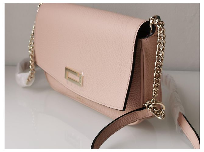 Bolso Cadena Lancel de Piel Nude Rosa - vista 2
