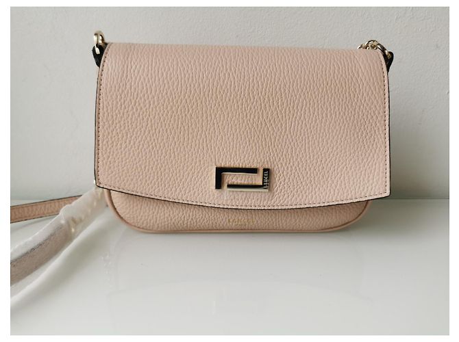Bolso Cadena Lancel de Piel Nude Rosa - vista 3
