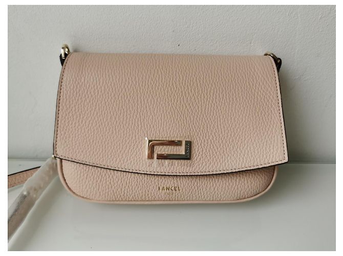 Bolso Cadena Lancel de Piel Nude Rosa - vista 4