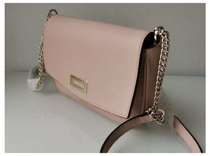 Bolso Cadena Lancel de Piel Nude Rosa - vista 7