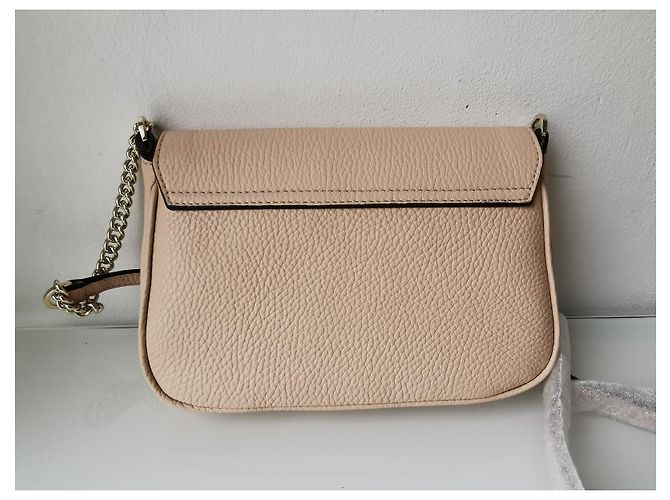 Bolso Cadena Lancel de Piel Nude Rosa - vista 8