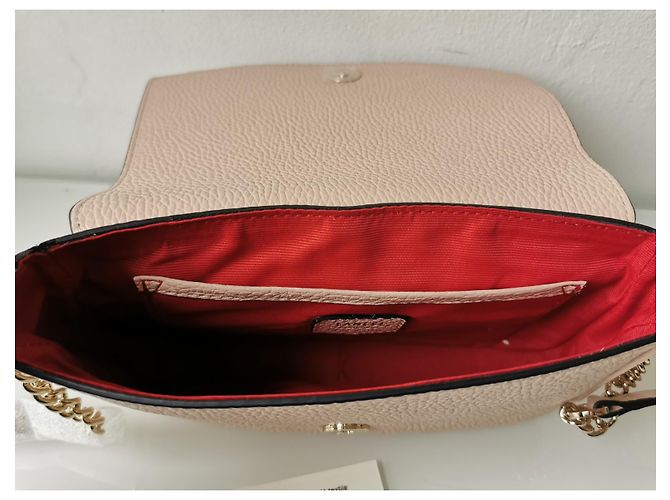 Bolso Cadena Lancel de Piel Nude Rosa - vista 9