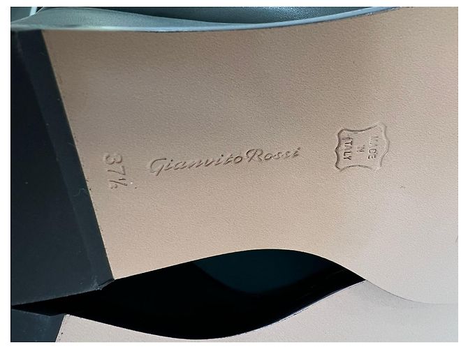 nuevas botas GIANVITO ROSSI Verde - vista 7