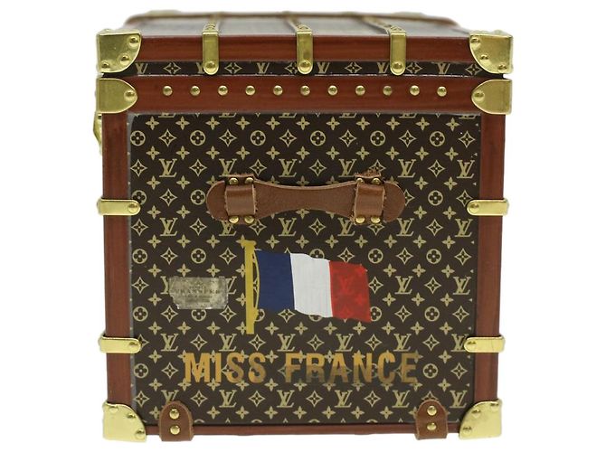 LOUIS VUITTON Miss France Presse papier Marron M99408 Auth LV 36922 - vue 3