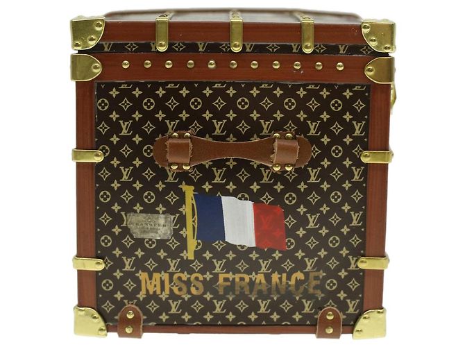 LOUIS VUITTON Miss France Presse papier Marron M99408 Auth LV 36922 - vue 4