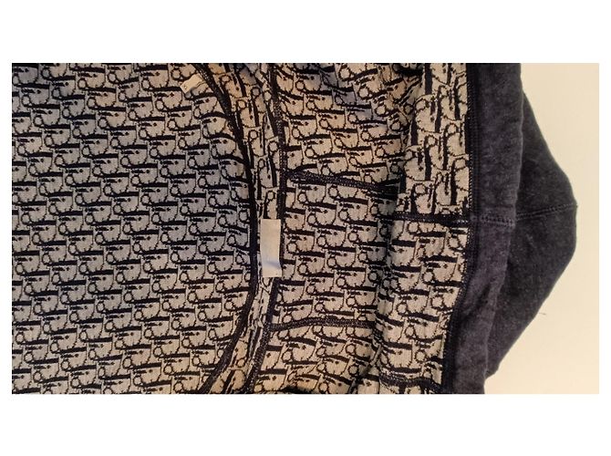 Dior SPORTJACKE Marineblauer Kaschmir- und Baumwollstrick - Ansicht 6