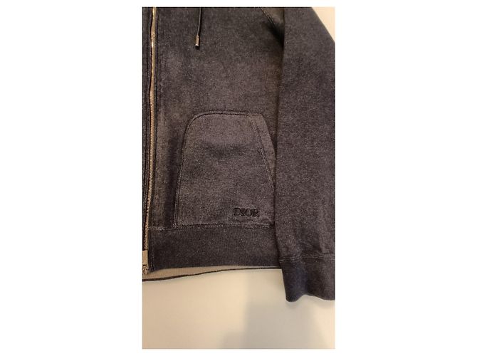 Dior SPORTJACKE Marineblauer Kaschmir- und Baumwollstrick - Ansicht 7