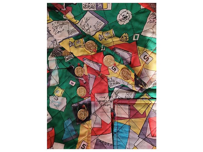 Chanel 1980 Vintage Jacke Mehrfarben - Ansicht 4
