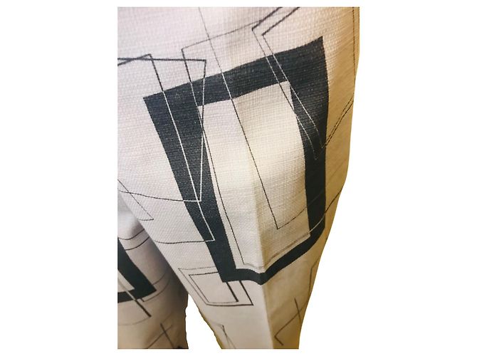 Autre Marque pantalones con estampado geométrico Metradamo Gris - vista 2