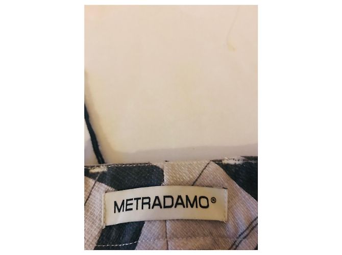 Autre Marque pantalones con estampado geométrico Metradamo Gris - vista 3