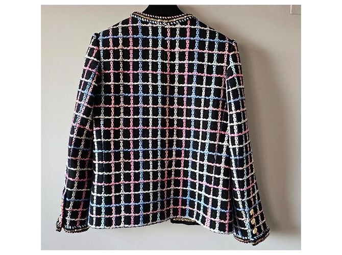 CHANEL Tweedjacke Mehrfarben - Ansicht 2