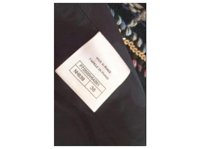CHANEL Tweedjacke Mehrfarben - Ansicht 5