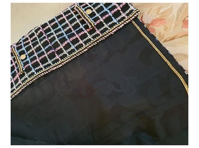 CHANEL Tweedjacke Mehrfarben - Ansicht 6