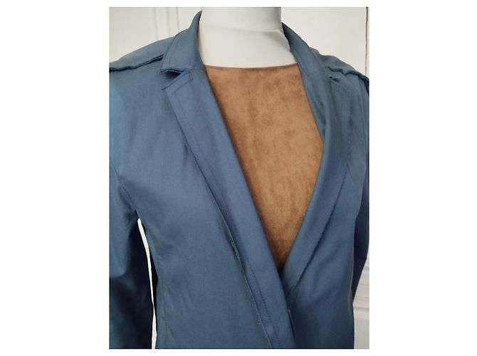CACHAREL TRENDY GRAPHIC JACKET WITH RELIEF STITCHING T 36/40 Dark blue - view 5