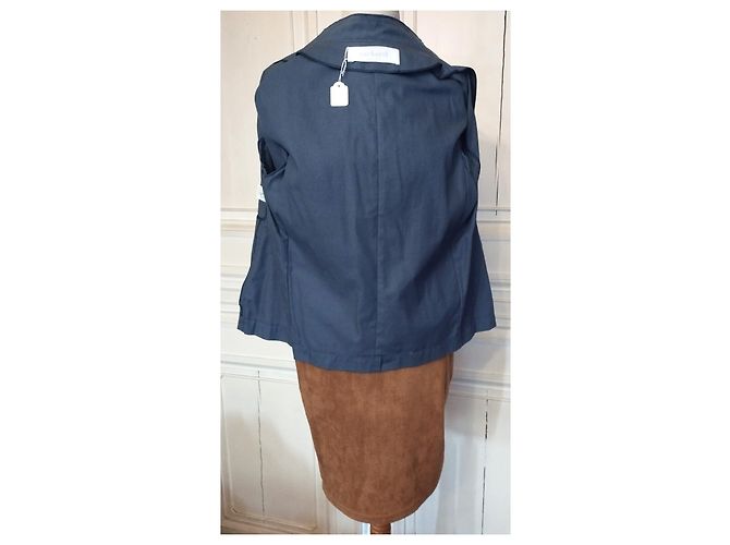 CACHAREL TRENDY GRAPHIC JACKET WITH RELIEF STITCHING T 36/40 Dark blue - view 6