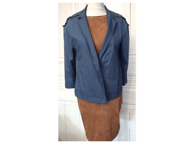 CACHAREL TRENDY GRAPHIC JACKET WITH RELIEF STITCHING T 36/40 Dark blue - view 8