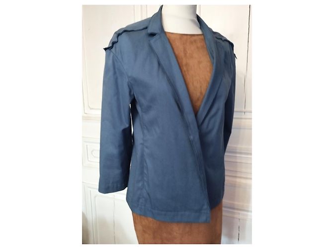 CACHAREL TRENDY GRAPHIC JACKET WITH RELIEF STITCHING T 36/40 Dark blue - view 9