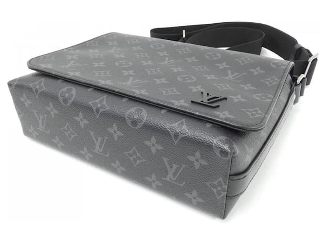 Louis Vuitton Monogram Eclipse District PM Shoulder Bag Black - view 2
