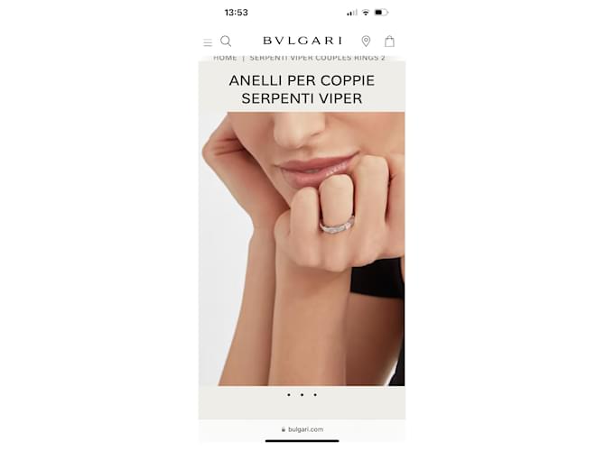 Bulgari Serpenti-Viper-Ring Silber - Ansicht 9